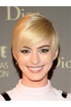 Straight Blonde Lace Front Short Boycuts Anne Hathaway Wigs