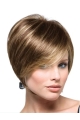 High Quality Brown Straight Short Capless Synthetic Women Bob Wigs