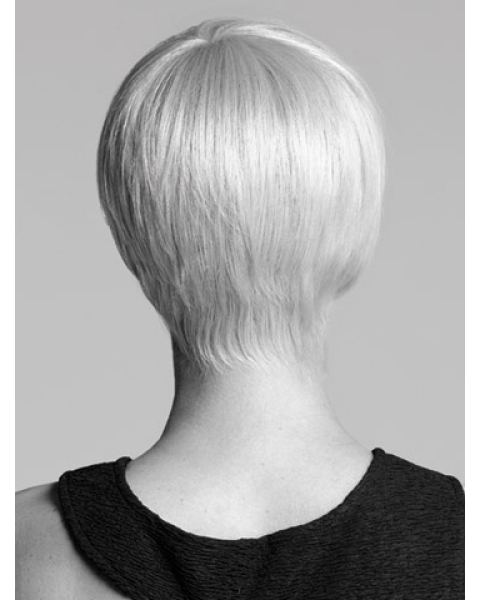 Convenient Blonde Straight Short Capless Synthetic Women Bob Wigs