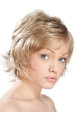 Blonde Straight Monofilament Synthetic Natural Short Women Wigs