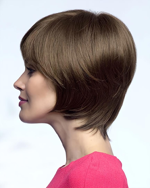 Lace Front Straight Short Synthetic Traditional women bob Wigs