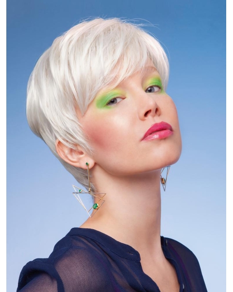 Impressive Monofilament Straight Short Synthetic Women Wigs