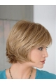 Stylish Blonde Straight Short Capless Synthetic Women Bob Wigs