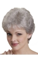 High Quality White Straight Short Capless  Classic Synthetic Women Wigs