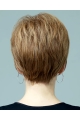 Easeful Auburn Boycuts Straight Short Capless Synthetic Women Wigs