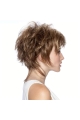 Blonde Pleasing Layered Straight Short Capless Synthetic Women Wigs