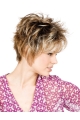 Blonde Straight Short Monofilament Synthetic Women Wigs