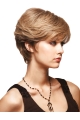 Best Blonde Straight Short Monofilament Synthetic Women Wigs