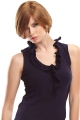 Gorgeous Monofilament Straight Short Petite Human Hair Women Wigs