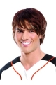 Fashion Auburn Straight Short Lace Front Human Hair Men Wigs