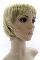 Discount Blonde Straight Short Capless Synthetic Kids Wigs