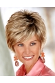 Blonde Wholesome Layered Straight Short Capless Synthetic Women Wigs