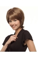 Incredible Brown Straight Short Capless Synthetic Women Bob Wigs