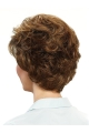 Short Brown Wavy 10" Capless Classic Synthetic Women Wigs