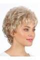 8" Wavy Short Layered Capless Synthetic Women Wigs