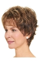 8" Wavy Short Layered Capless Synthetic  Women Wigs