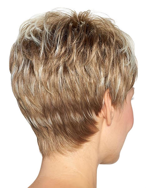 Wavy Boycuts Capless 8" Ombre/2 Tone Synthetic Women Wigs Online