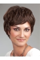 Short Wavy Boycuts  Monofilament  Synthetic Women Wigs