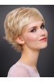 6" Wavy Short Boycuts Monofilament Synthetic Women Wigs