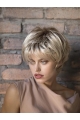 Wavy Blonde 8" Boycuts Monofilament Short Synthetic Women Wig