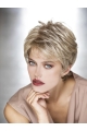 Wavy Blonde 8" Layered Monofilament Short Synthetic Women Wigs