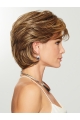 Wavy Short 4" Capless Layered Best Synthetic Women Wigs 