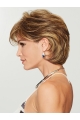 Wavy Short 4" Capless Layered Best Synthetic Women Wigs 