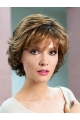 Wavy Brown Short Wavy 8" Soft Lace Front Classic Synthetic Women Wigs