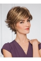 Brown 6" Wavy Short Capless Synthetic Women Wigs