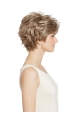 Classic Blonde Wavy Short 8" Capless Synthetic Lady Wig