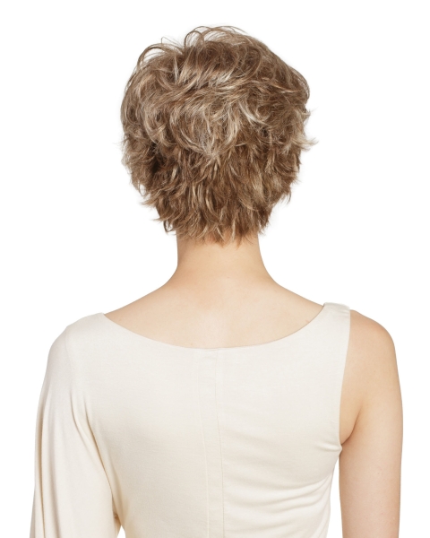 Classic Blonde Wavy Short 8" Capless Synthetic Lady Wig