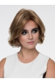 Short Wavy Without Bangs Capless Synthetic Women Wigs 