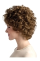 Wavy Short Brown With Bangs Capless Synthetic Women Wigs