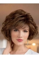 Perfect Brown Wavy Short Capless Classic Synthetic Women Wigs