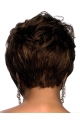 Beautiful Auburn Wavy Short Capless Human Hair African American Women Wigs