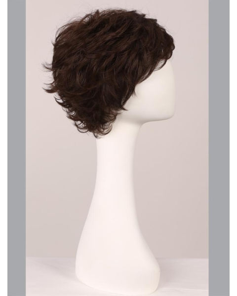  Wavy Short 9.25 Inch Lace Front Stylish Synthetic Women Wigs