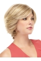 Stylish Blonde Wavy Short Lace Front Remy Human Hair Women Wigs