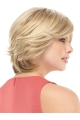 Stylish Blonde Wavy Short Lace Front Remy Human Hair Women Wigs