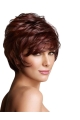 Radiant Layered Wavy Short Capless Synthetic Women Wigs