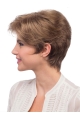  Blonde Wavy Short Monofilament Synthetic Women Wigs