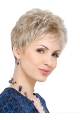 Graceful Blonde Wavy Short Monofilament Synthetic Women Celebrity Wigs