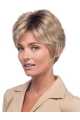 Blonde 8" Wavy Short Monofilament Synthetic Women Wigs