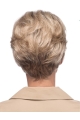 Blonde 8" Wavy Short Monofilament Synthetic Women Wigs