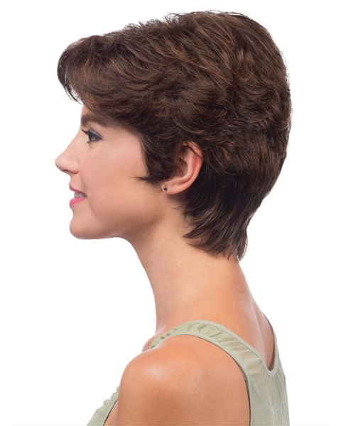 Wavy Layered Lace Front Short Synthetic Women Wig