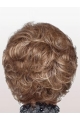 Flexibility Blonde Wavy Short Capless Synthetic Women Wigs