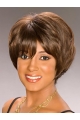 Beautiful Brown Wavy Short Capless Synthetic African American Women Wigs