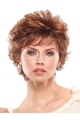 High Quality Auburn Wavy Short Capless Classic Synthetic Women Wigs