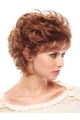 High Quality Auburn Wavy Short Capless Classic Synthetic Women Wigs