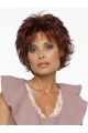 Ideal Auburn Layered Wavy Short Capless Synthetic Women Wigs