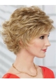 Wonderful Short Wavy Blonde Layered Capless Fantastic Synthetic Women Wigs